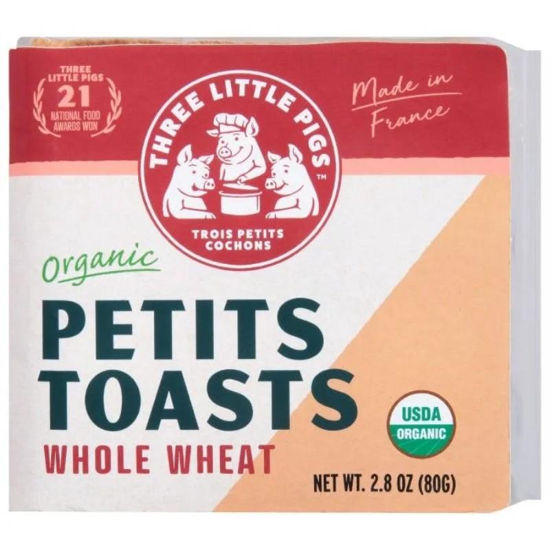 Three Little Pigs Organic Wheat Petits Toasts 2.8 oz