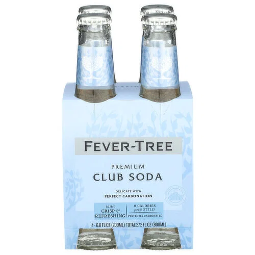Fever Tree Club Soda 4-6.8 oz