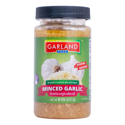 Garland Food Minced Garlic in Extra Virgin Olive 8 oz