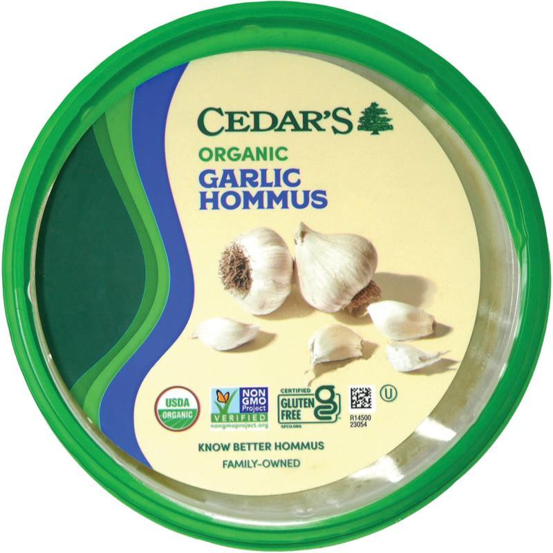 Cedar’s Original Organic Garlic Hummus 8 oz