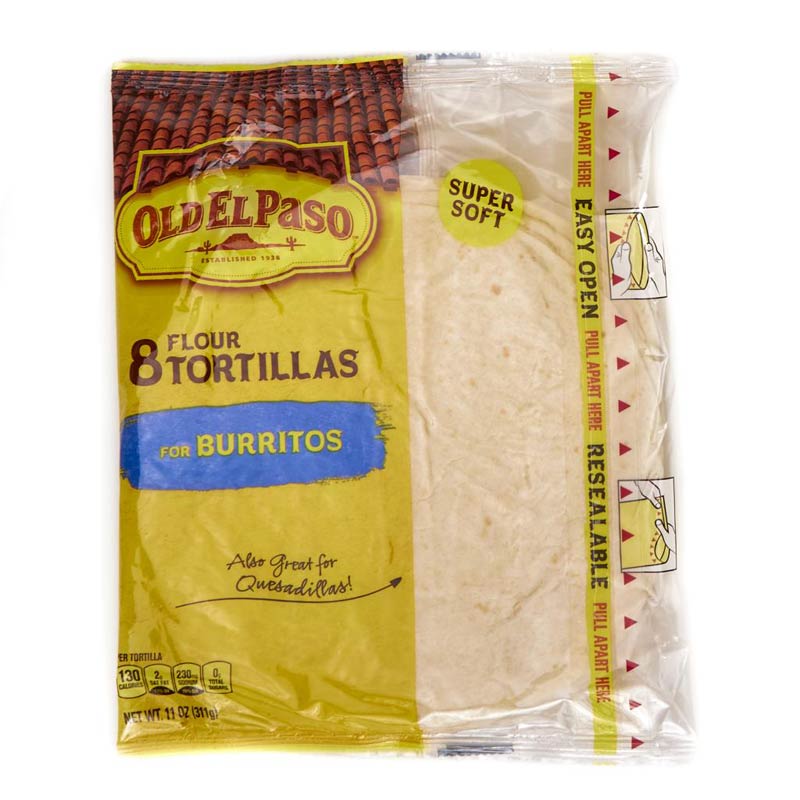 Old El Paso Flour Tortillas 8 ct