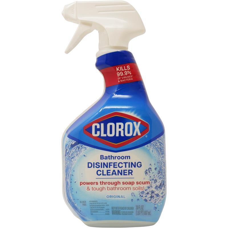 Clorox Bleach Free Bathroom Disinfecting Cleaner 30 oz