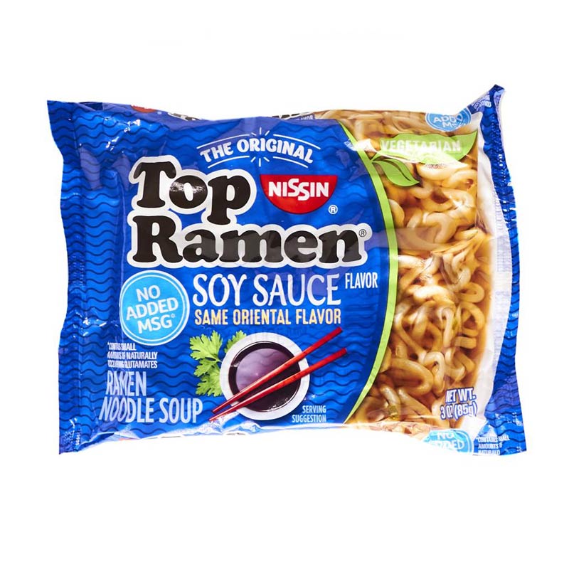 Nissin Top Ramen Soy Sauce 3 oz