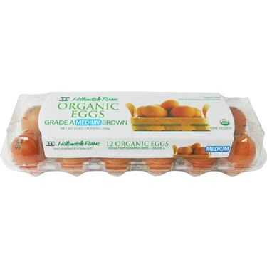 Hillandale Farms Organic Medium Eggs 12 ct