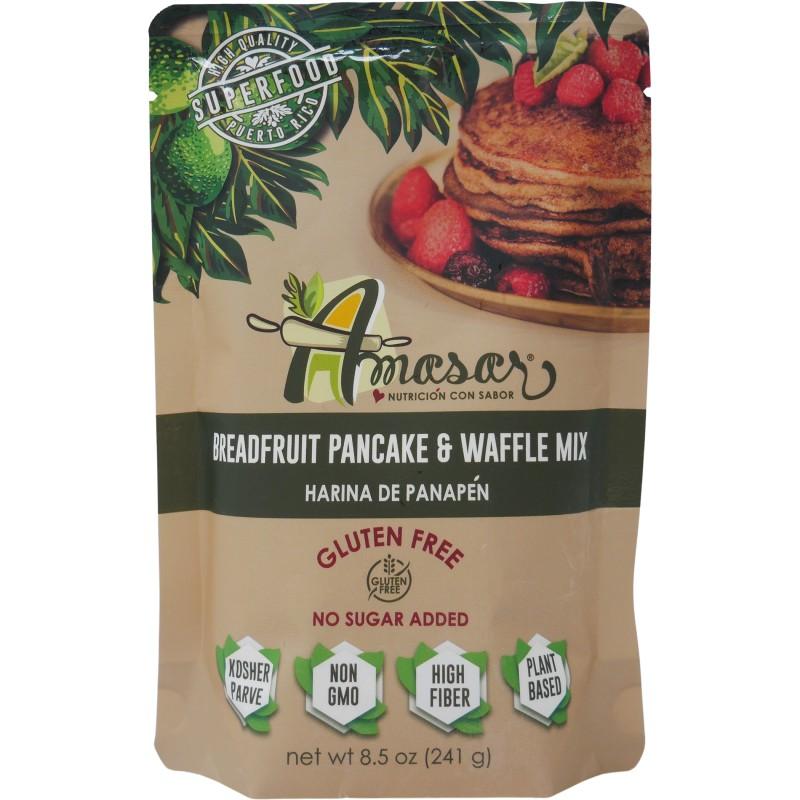 Amasar Breadfruit Pancake & Waffle Mix 8.5 oz