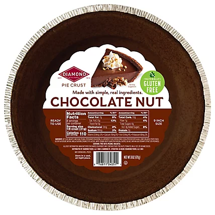 Diamond Chocolate Nut Pie Crust 1 ct