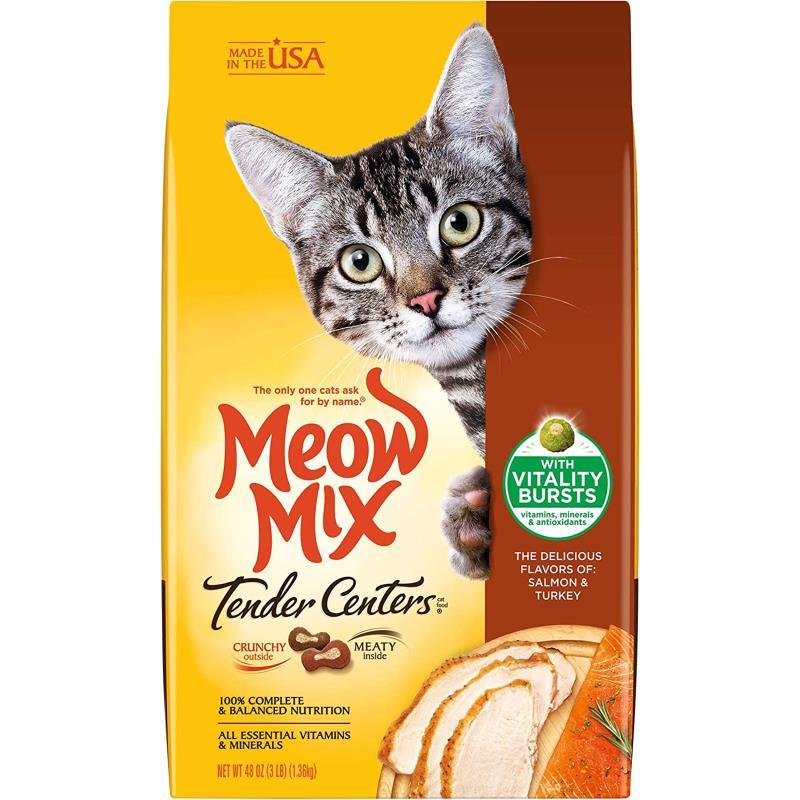 Meow Mix Tender Centers Salmon & Turkey 3.15 lbs