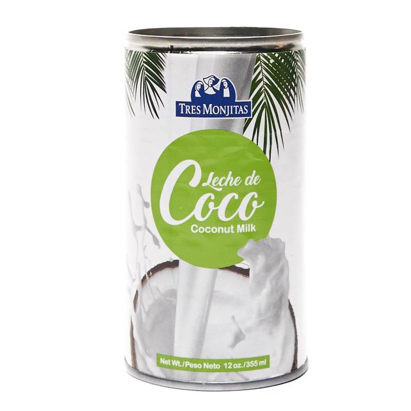 Tres Monjitas Leche de Coco 12 oz