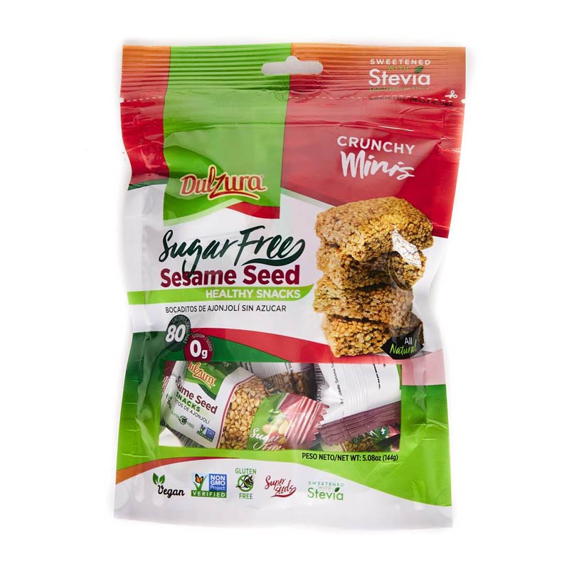 Dulzura Sugar Free Sesame Seed Snacks 5 oz
