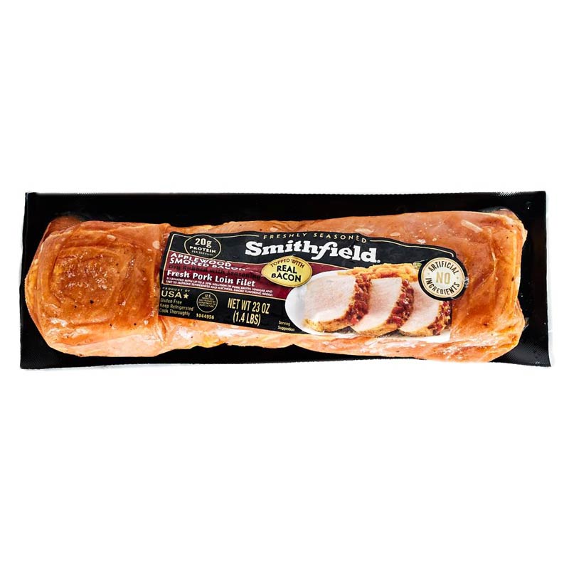 Smithfield Applewood Smoked Bacon Pork Loin 27 oz