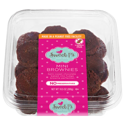 Sweet P's Mini Brownies 10.5 oz