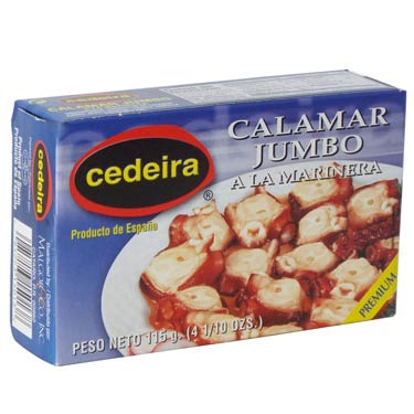 Cedeira Calamar Jumbo A La Marinera 4.4 oz