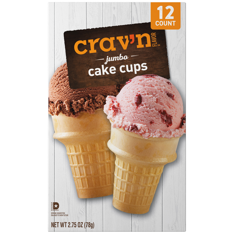 Crav’n Jumbo Cake Cups 12 ct
