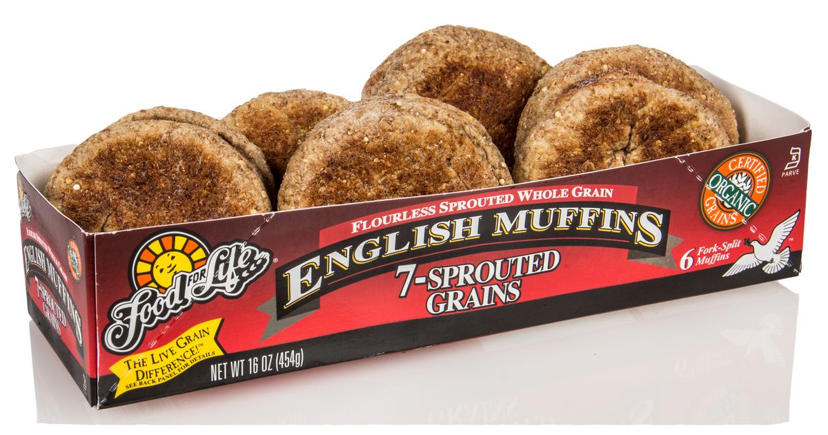 Food for Life 7 Sprouted Grain English Muffins 16 oz