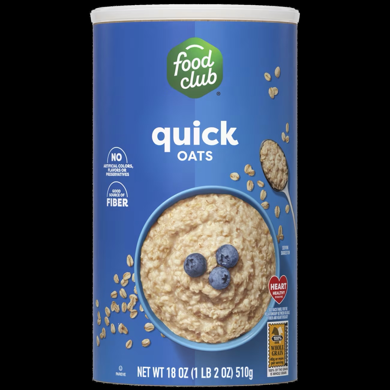 Food Club Quick Oats 18 oz