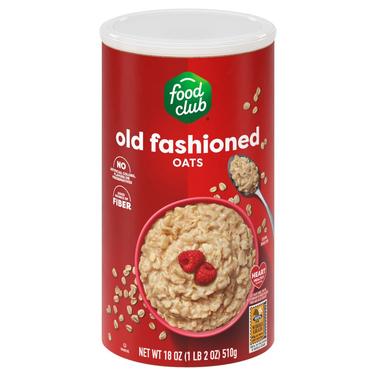 Food Club Old Fashioned Oats 18 oz
