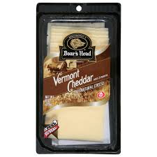 Boar's Head Pre-Sliced Vermont Cheddar Aged 3 Months 8 oz
