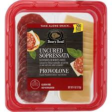 Boar's Head Take-Along Snacks Uncured Sopressata & Provolone 4 oz