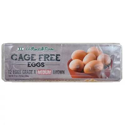 Hillandale Farms Cage Free Medium Eggs 12 ct