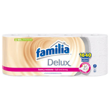 Familia Papel Sanitario Delux 8 ct