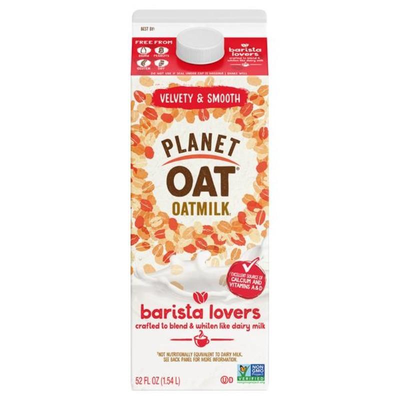 Planet Oat Oatmilk Barista Lovers 52 oz