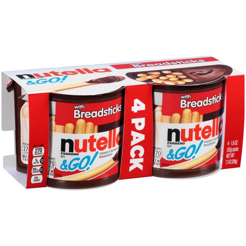 Nutella & Go with Breadsticks 4 Pack