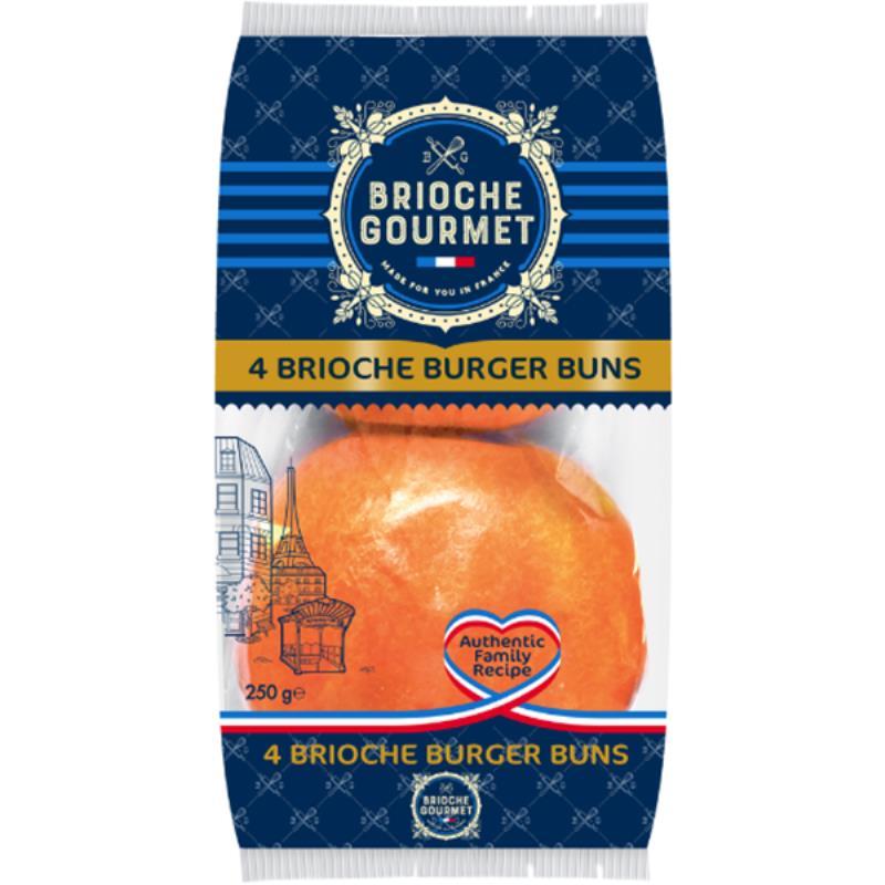 Brioche Gourmet Brioche Buns 4 ct