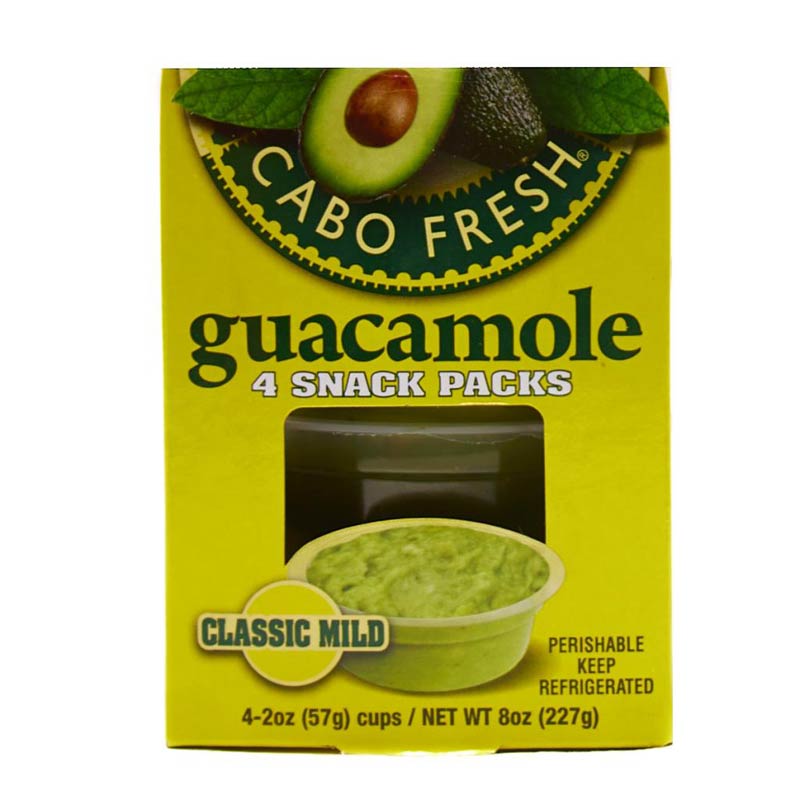 Cabo Fresh Classic Mild Guacamole Now Singles 4-2.0 oz