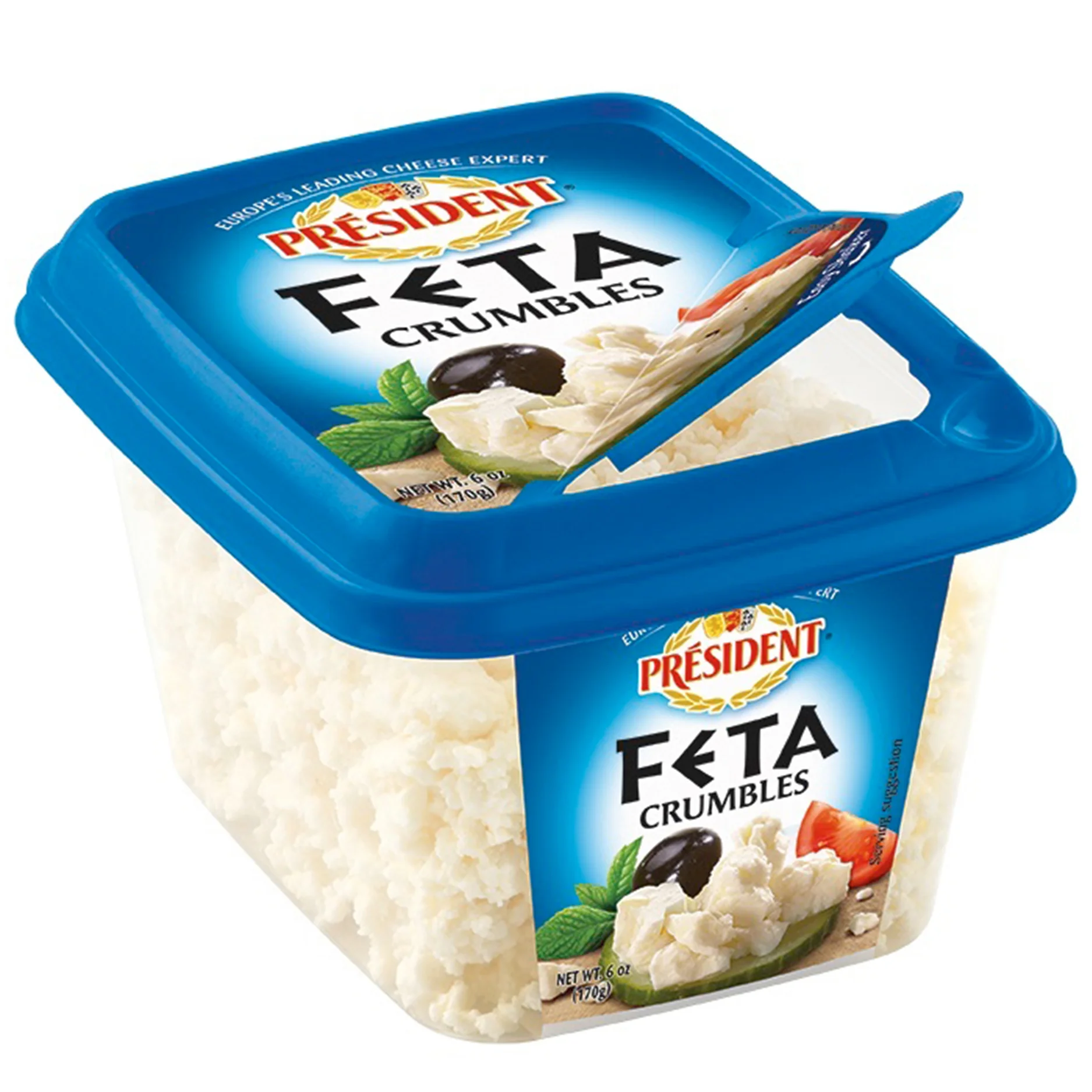 President Feta Crumbled Cheese 6 oz