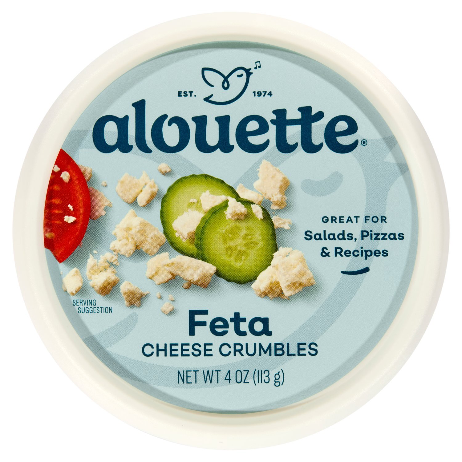 Alouette Feta Cheese Crumbles 4 oz
