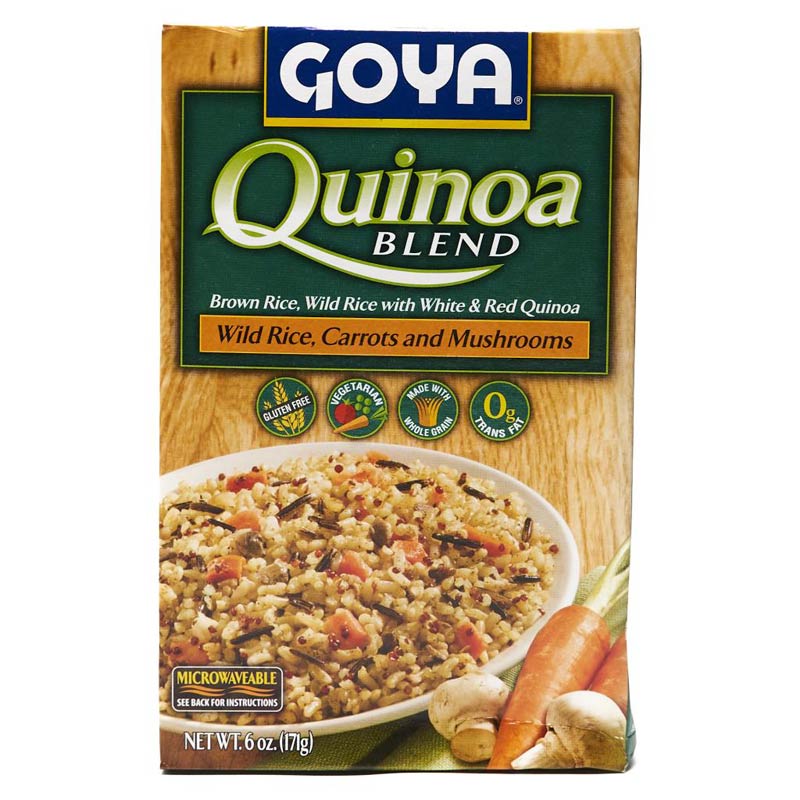 Goya Quinoa Blend Wild Rice Carrots & Mushrooms 6 oz