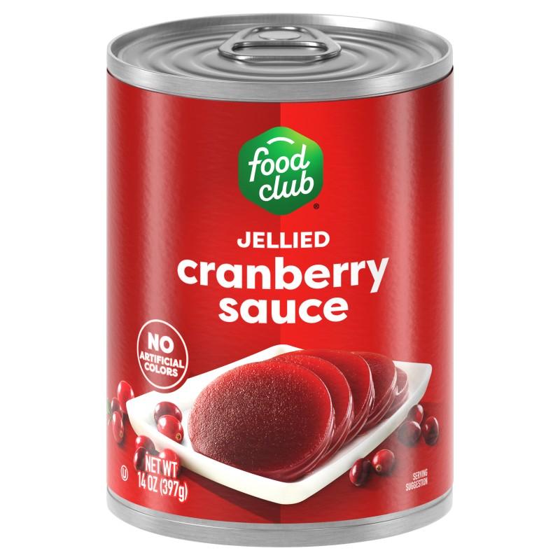 Food Club Jellied Cranberry Sauce 14 oz