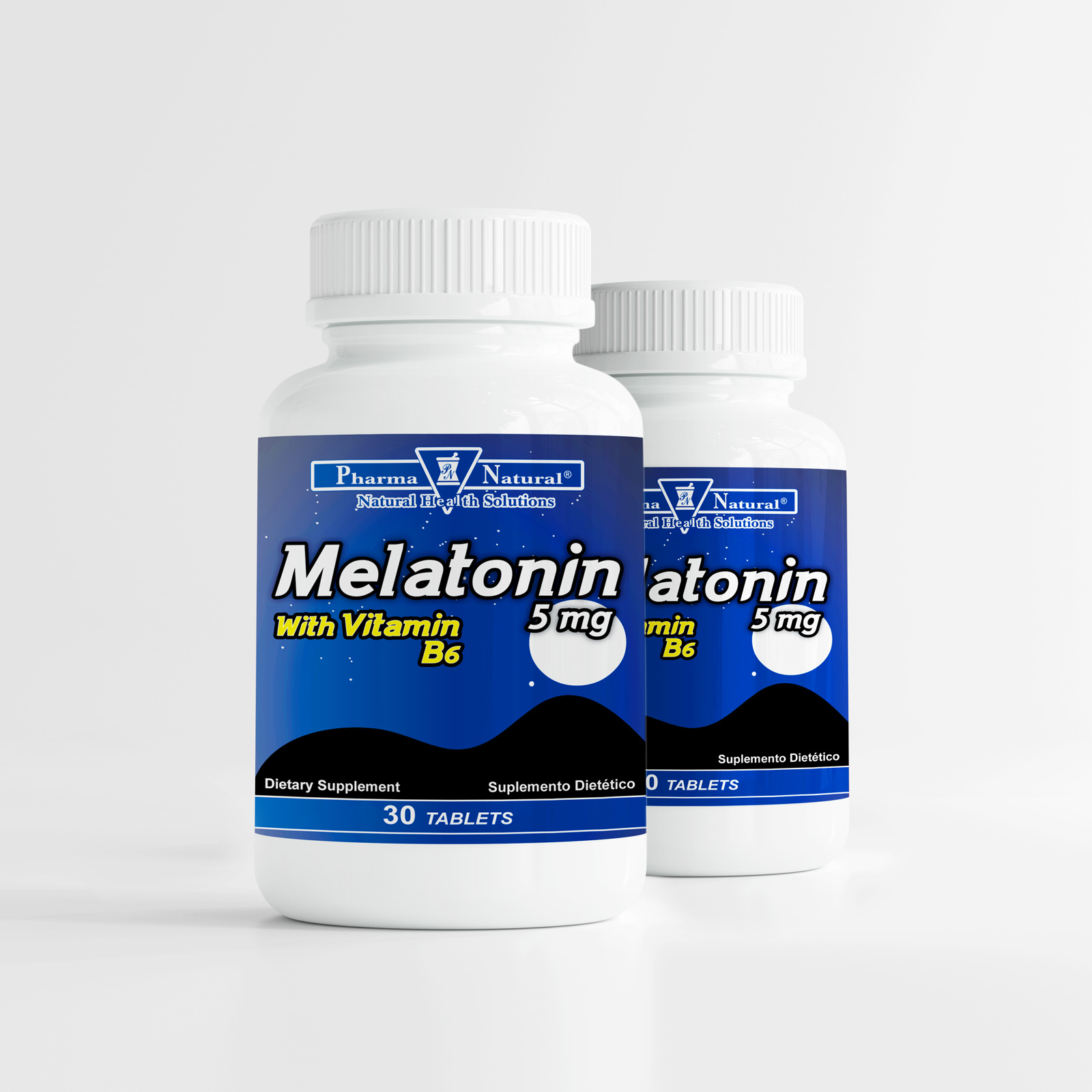 Pharma Natural Melatonin 30 tablets (1 Individual Bottle)