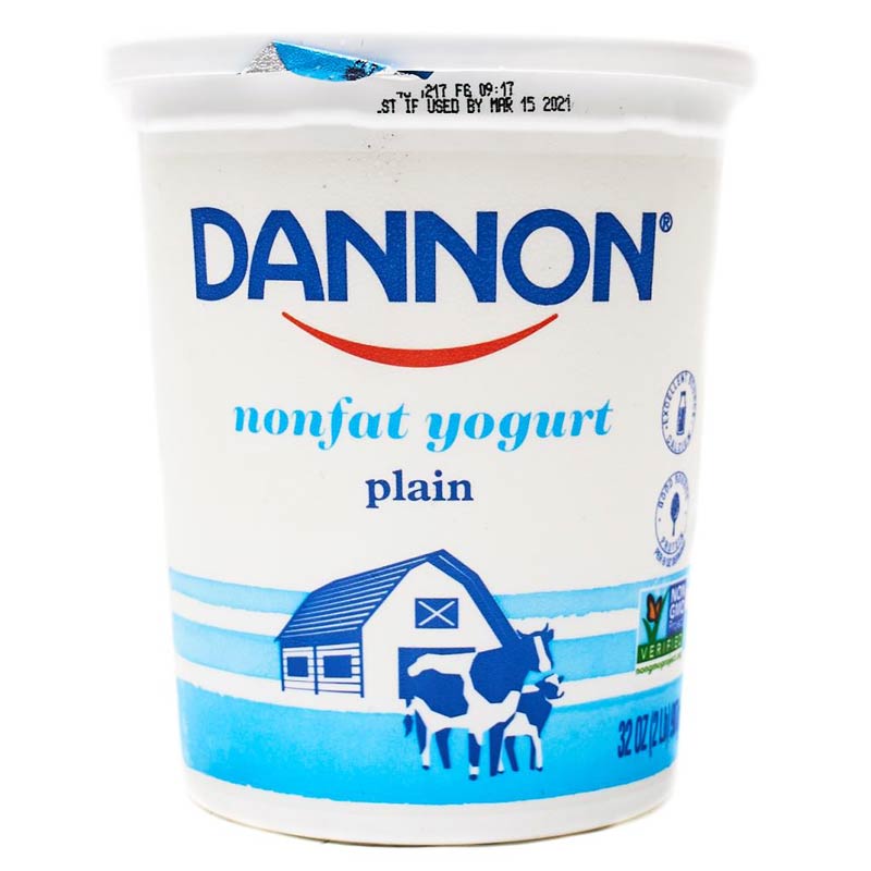Dannon Non-Fat Plain Yogurt 32 oz 