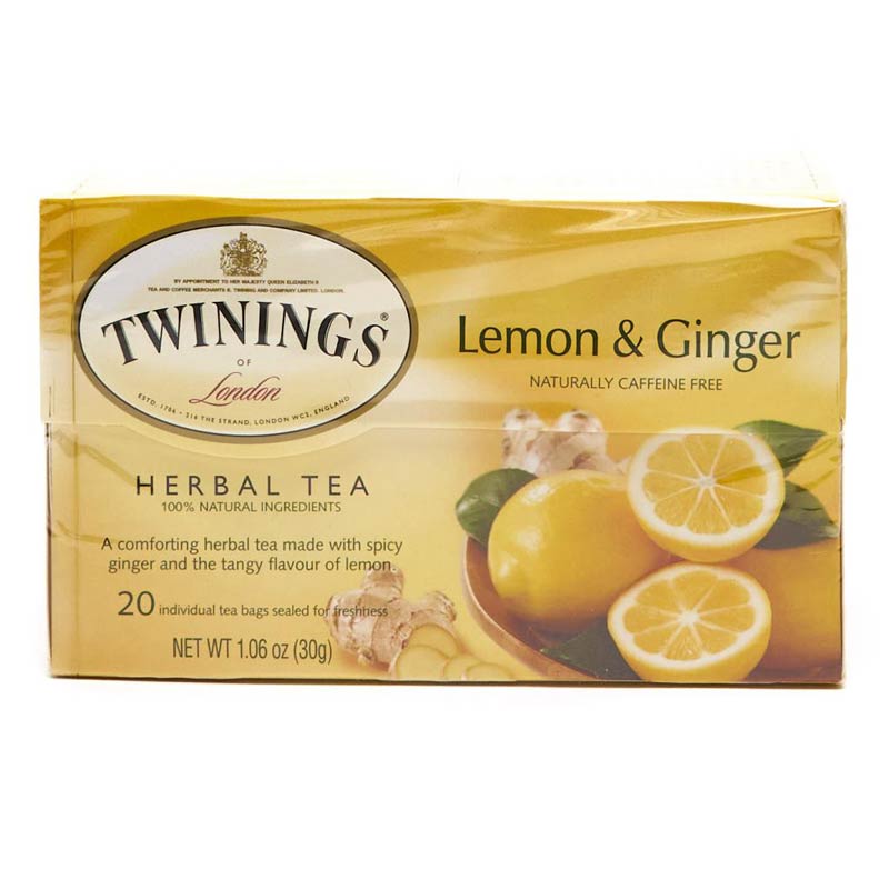 Twinings Lemon & Ginger Tea 20 ct