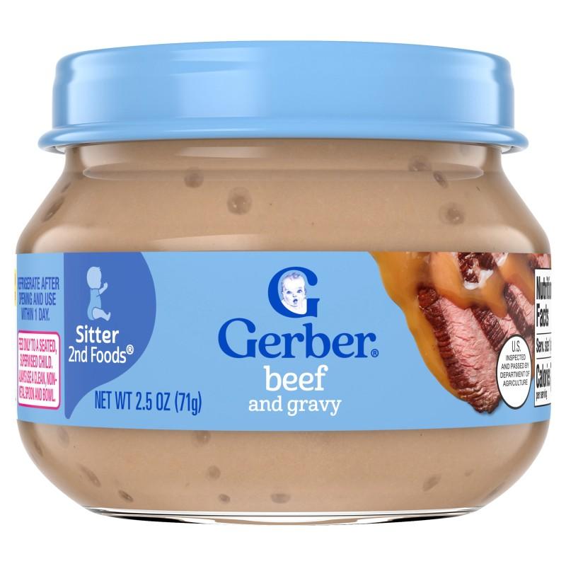 Gerber Beef and Gravy for Sitter 2.5 oz