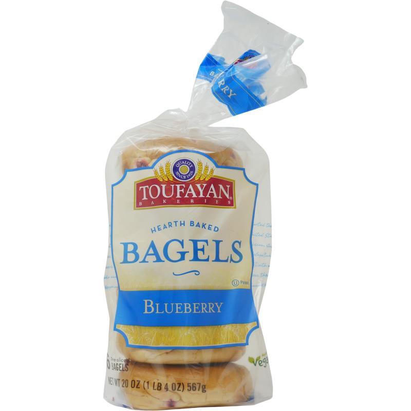 Toufayan Blueberry Bagels 20 oz