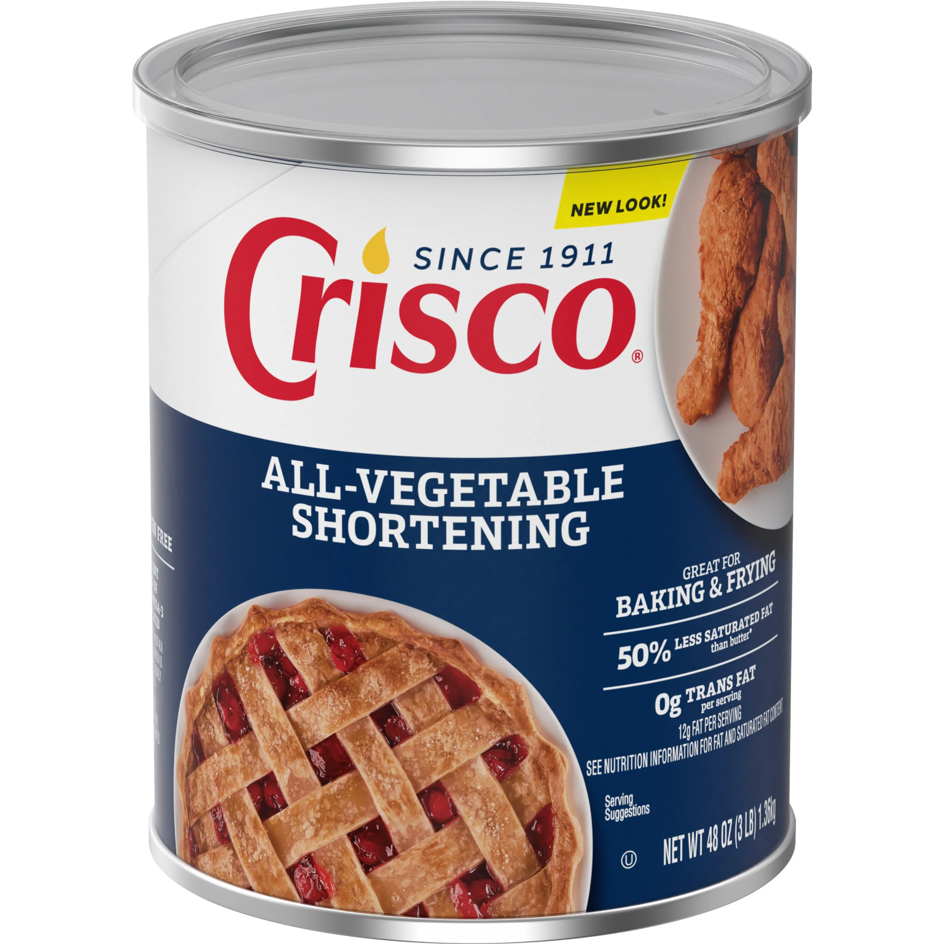 Crisco All-Vegetable Shortening 48 oz