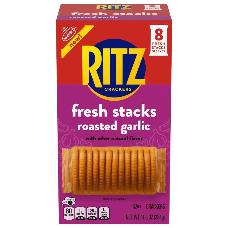 Nabisco Ritz Fresh Stacks Roasted Garlic 11.8 oz