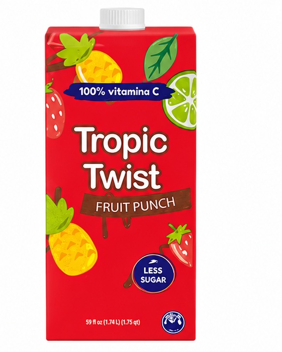 Tres Monjitas Tropic Twist Fruit Punch 59 oz