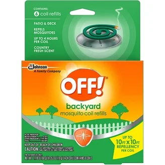 OFF! Backyard Mosquito Coils 6 ct