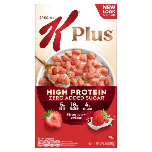 Special K Plus High Protein Strawberry Crème Cereal 6.6 oz