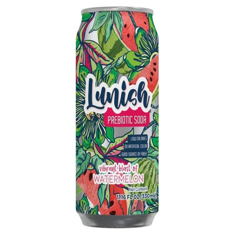Lunish Prebiotic Soda Watermelon 11 oz