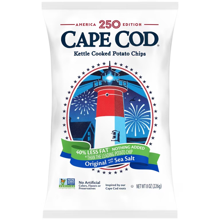 Cape Cod Kettle Cooked Reduced Fat Potato Chips 8 oz
