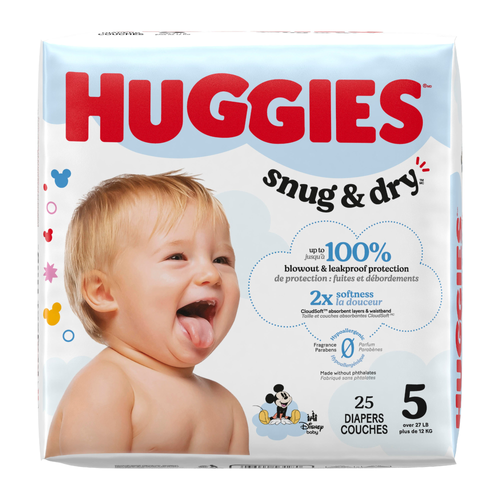 Huggies Snug & Dry Size 5 25 ct
