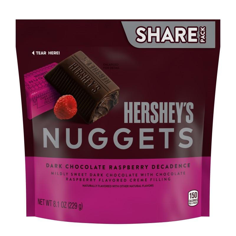 Hershey's Nuggets Dark Chocolate Raspberry 8.1 oz