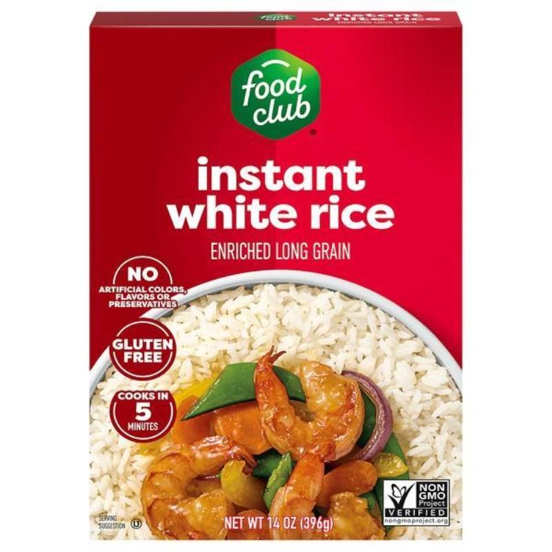 Food Club Instant White Rice 14 oz