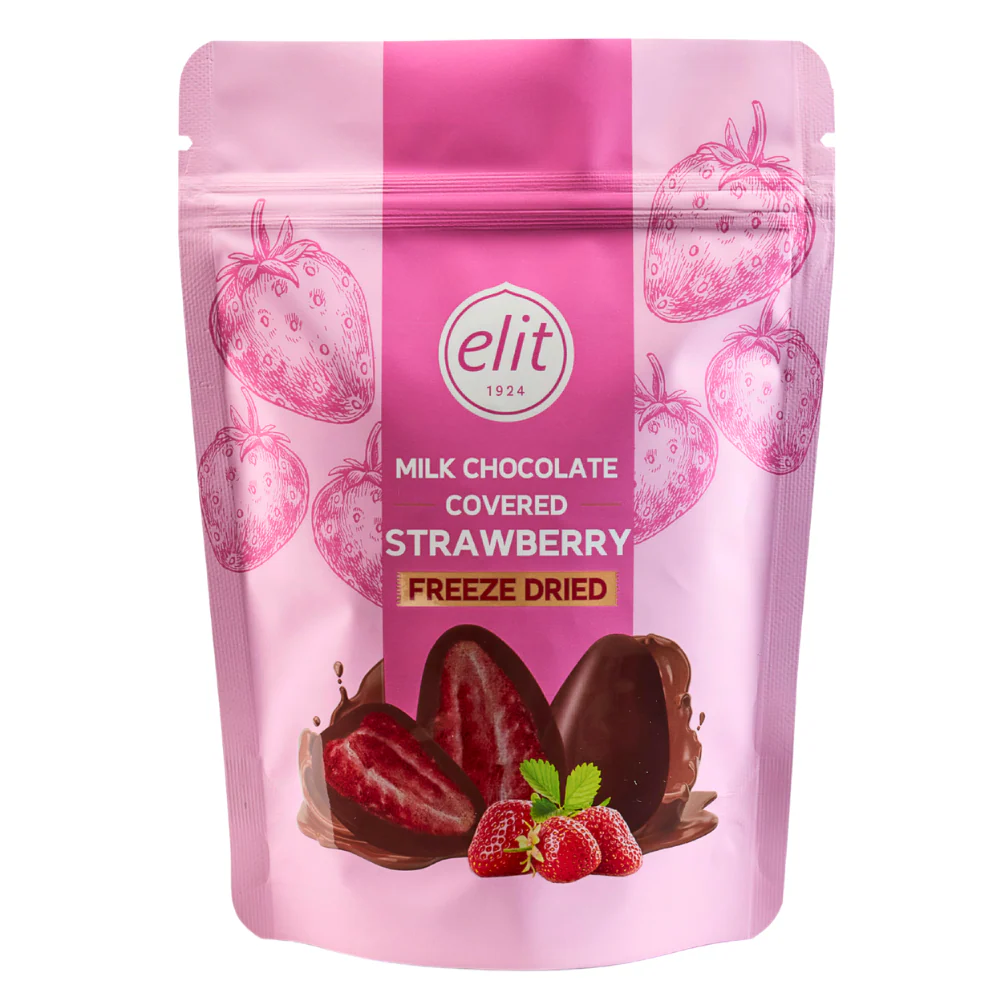 Elit Milk Chocolate Covered Strawberry Freeze Dried