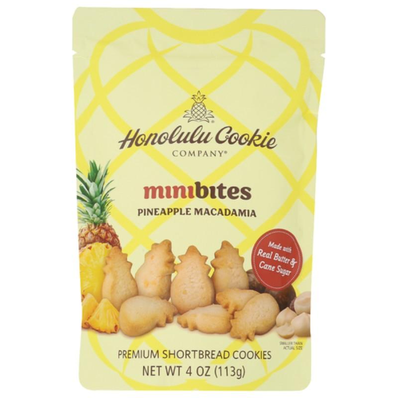 Honolulu Cookie Pineapple Macadamia Minibites 4 oz.