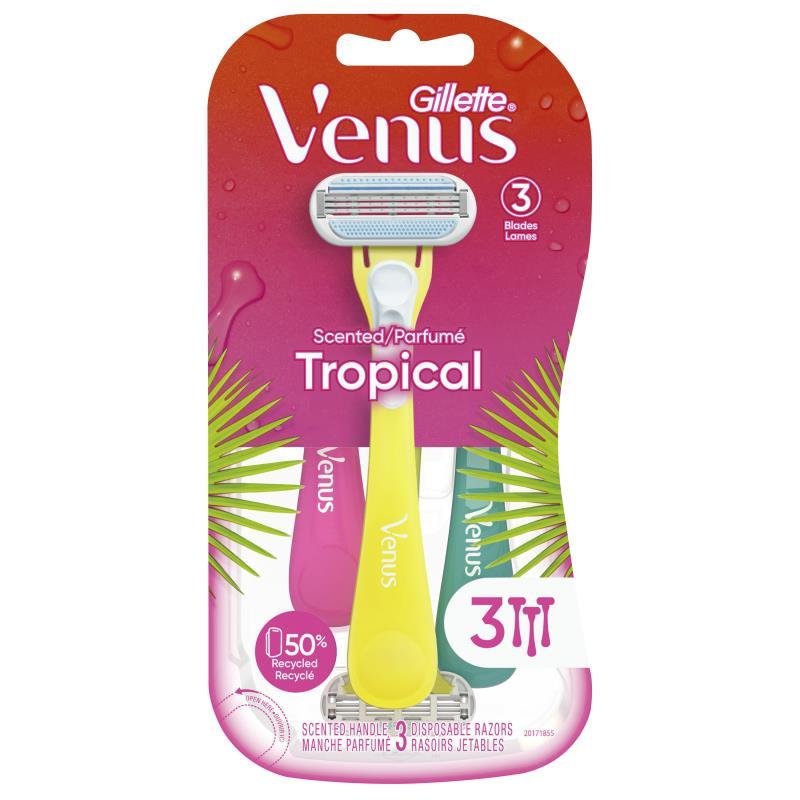 Gillette Venus Tropical Razors 3 ct